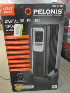 lot 176 image: Pelonis 1,500-Watt Digital Electric...