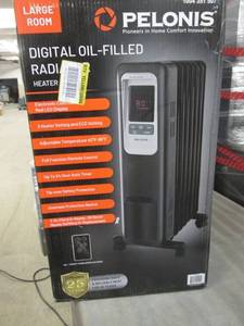 lot 177 image: Pelonis 1,500-Watt Digital Electric...
