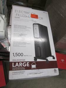 lot 178 image: 1,500-Watt Oil-Filled Radiant Elect...