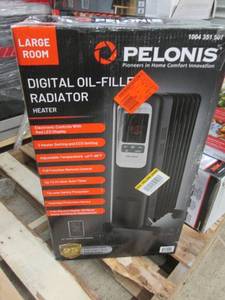 lot 182 image: Pelonis 1,500-Watt Digital Electric...