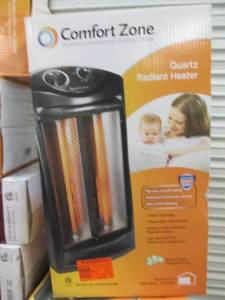 lot 184 image: Comfort Zone Quartz Radiant Heater ...