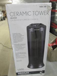 lot 187 image: 1500-Watt Electric Ceramic Tower OS...