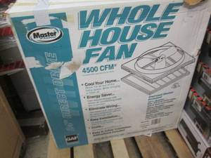 lot 191 image: MasterFlow Whole House Fan 4500 CFM...