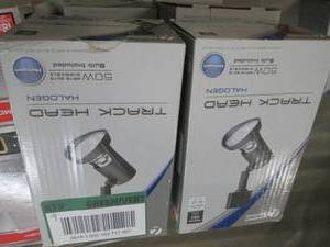 lot 216 image: 4 Lithonia Lighting 1-Light Black T...
