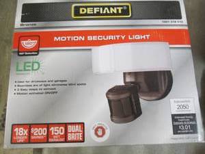 lot 227 image: Defiant 180 Bronze LED Motion Outdo...