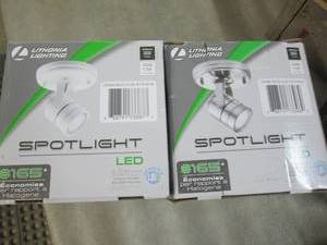 lot 248 image: 2 Lithonia Lighting LED Spotlights,...