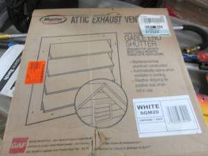 lot 268 image: Master Flow 20 in. Aluminum Gable M...