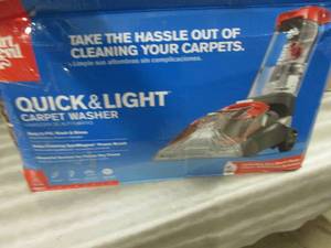 lot 99 image: Dirt Devil Carpet washer open box, ...