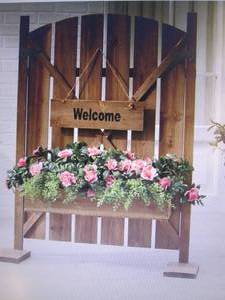 lot 116 image: Welcome Barn Door Gate open box Ret...