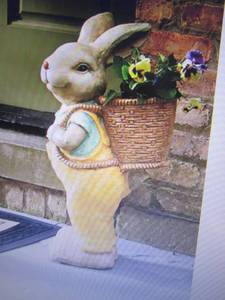 lot 133 image: Bunny  Statue  Boy 12 34 w x 22 ...