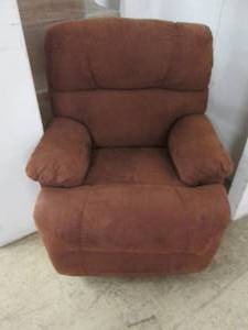 lot 148 image: Brown Chair Stationary- lifting mec...