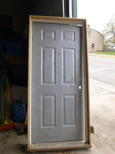 lot 23 image: Steel Entry Door with Frame