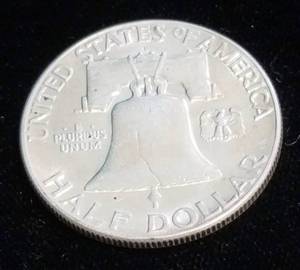 1948-D FRANKLIN SILVER HALF DOLLAR