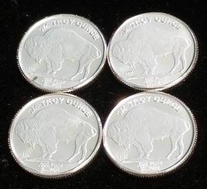 1 TROY OZ. .999 FINE SILVER (4 X 14 OZ)