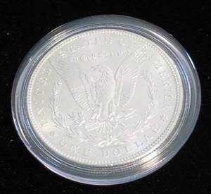 1898 MORGAN SILVER DOLLAR UNC IN AIRTITE