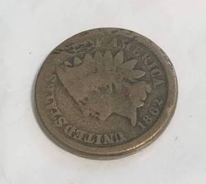 3 INDIAN HEADS 1862 1874 1905