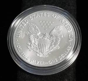 2019 AMERICAN SILVER EAGLE 1 TROY OZ. .999 FINE SILVER IN AIRTITE