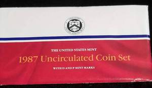 1987 US MINT UNCIRCULATED COIN SET