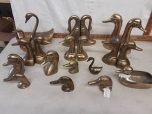 Ducks & Duck Head Book Ends