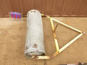 Steel lawn roller. 30 x 12 As shown.