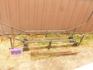 Fire wood racks. As shown.