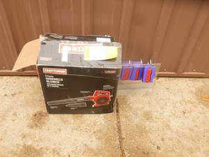 Craftsman 2 cycle leaf blower. Appears like new in box. As shown.