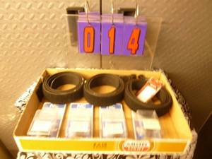 Flat of tactical belt liners & shotgun parts. . As shown.