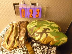 Flat of fanny pack & seat heaters. As shown.