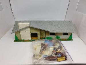 Vintage Tin Toy House