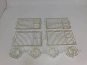 Glass Platters and Cups