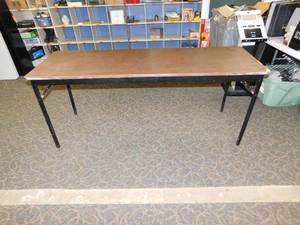 Brown Folding Table