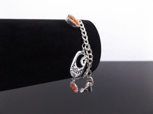 .925 Sterling Silver Believe Charm Bracelet