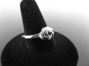 .925 Sterling Silver Knot Ring Size 11