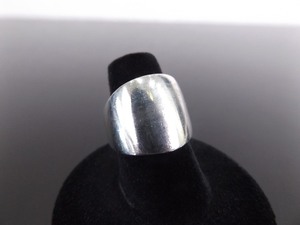 .925 Sterling Silver Flat Punch Ring Size 6.75