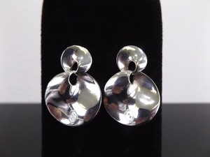 .925 Sterling Silver Designed Post Dangle Earrings