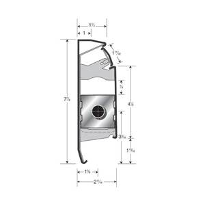 lot 837 image: SlantFin FineLine 30 6 ft. Fully Assembled Enclosure and Element Hydronic Baseboard 101-401-6