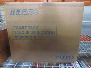 lot 854 image: Toto Drake 0.81.0 GPF Dual Flush Toilet Tank Only in Cotton White ST746UMA#01