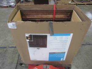 lot 309 image: Style Selections Gladmere Java Single Sink Vanity - Cabinet Only - (Common 36-in x 19-in) CWK836-SS