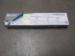 lot 896 image: Lithonia Lighting Mesh Back 27 in. 3-Light White Track Lighting Kit LTKMSBK MR16GU10 3L INC MW M4