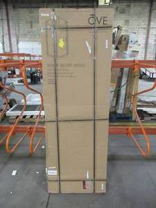 lot 600 image: OVE Decors Round Corner 32 Chrome Shower Kit, 15SGP-B14311-001AC