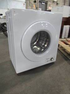 lot 204 image: Magic Chef Compact 2.6 cu. ft. Electric Dryer in White, MCSDRY1S