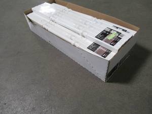 lot 883 image: 11 Packs of Fiberon 5-Pack Homeselect 34 White Composite Deck Turned Baluster, 45413 - 55 Total Balusters - NEW