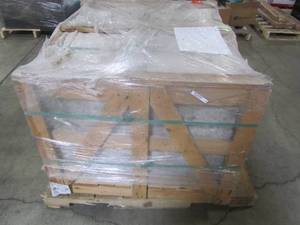 lot 318 image: Entire Pallet - MS International 16 in. x 24 in. Silver Tumbled Travertine Pool Coping (40-Piece - 106.80 sq. ft.  Pallet)