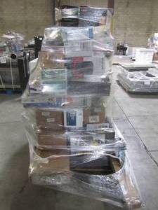 lot 320 image: WHOLESALE MIXED PALLET OF LIGHTING, GARAGE ITEMS AND SHOP EQUIPMENT