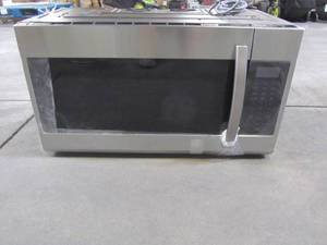 lot 908 image: Samsung 1.9-cu ft Over-the-Range Microwave with Sensor Cooking (Fingerprint-Resistant Stainless Steel) ME19R7041FS