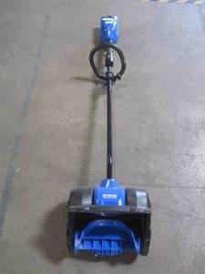 lot 1-706 image: Kobalt 40-Volt Max 12-in Single-Stage Push Cordless Electric Snow Blower KSS 4040-06
