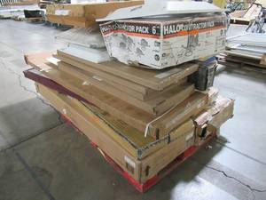 lot 132 image: WHOLESALE MIXED PALLET OF MISCELLANEOUS BUILDING MATERIALS AND MORE