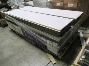 lot 136 image: 12 DRIcore SMARTWALL Panels 4 in. x 2 ft. x 8 ft. All-in-One Wall Panel, SMWAPPD01240960