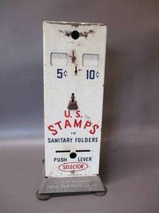 lot 3 image: Postage stamp machine
