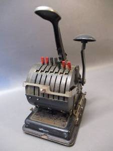 lot 118 image: Vintage Checkwriter